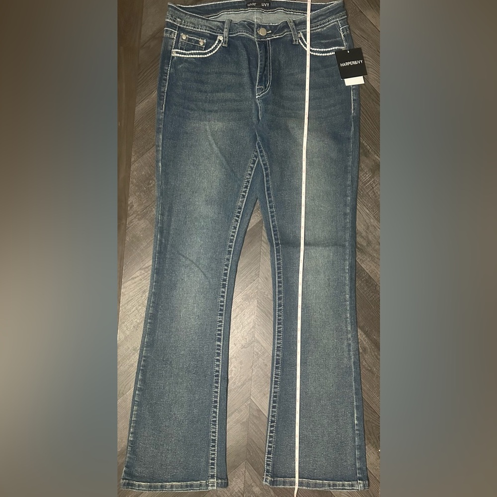 Harper & Ivy Classic Blue Denim Jeans